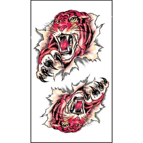 5pcs/lot Temporary Tattoo Sticker New Design Abstract Figure Body Art Waist/ Arm Tattoo for Men and Female