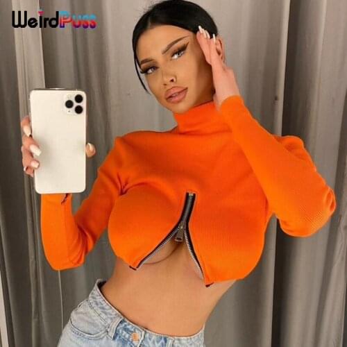 Women's Long Sleeve T-shirts WEIRD PUSS China