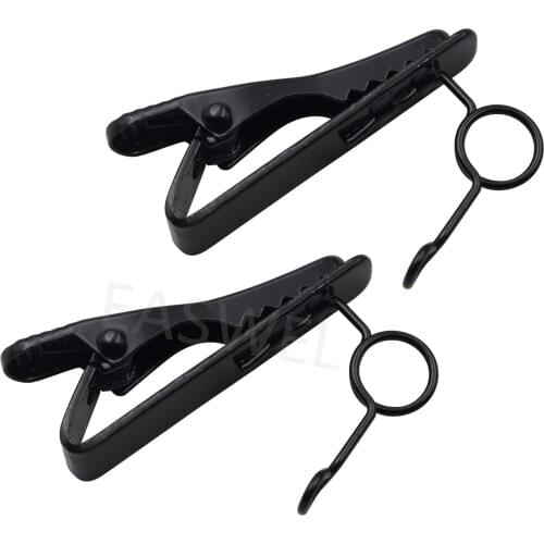 Microphone Tie For Lavalier Sennheiser ME2 Clips Replacement Parts 2 X Set Safe