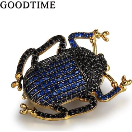 High Quality Brooches For Women Black Blue Color Frog Animal Brooch Jewelry Lady Vintage Insect Pin Brooches Clothing Accessory