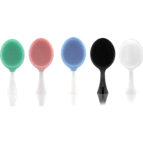 1pcs Facial Cleansing Brush With Universal Clean Electric Toothbrush Silicone Face Cleanser Massager Brush Heads for Deep Clean