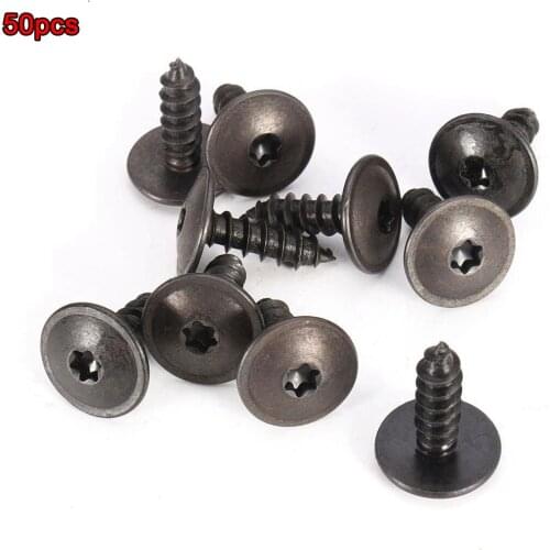 10/20/40/50pcs N90974701 Engine Cover Undertray Splashguard Wheel Arch Torx Screw For VW for Audi 5x16mm Clips