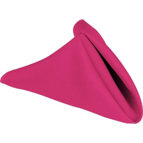 100pcs 16" x 16" Fuchsia Square Napkins For Wedding/Party Banquet Supplies Handkerchief Free Shipping