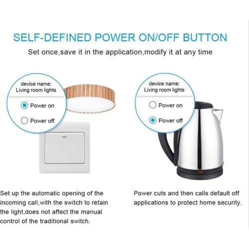 1x Universal Basic R2 Wifi DIY Smart Wireless Remote Switch Light Electrical