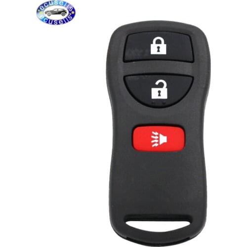 3 Button Remote Key Shell Case For Nissan Tiida LIVINA X-Trail QASHQAI