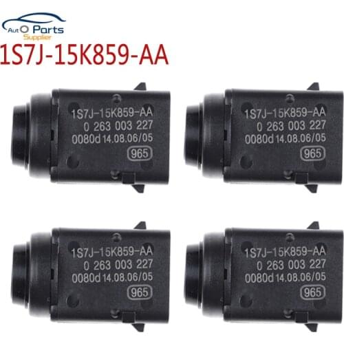 4pcs 1S7J-15K859-AA Black Color New PDC Parking Sensor Parking Radar For FORD FOCUS FUSION FIESTA MONDEO MK3 1S7J15K859AA