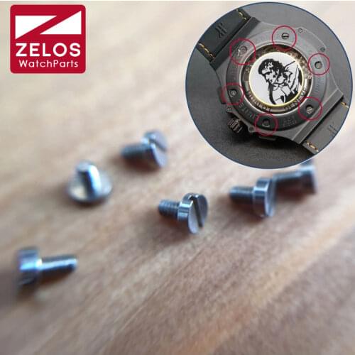 6 piece/sets steel 2.5mm H screw for Hublot HUB Big Bang 44mm watch case back cover,watch spare parts tools