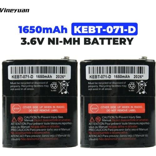 2x 1650mAh KEBT-071-A KEBT-071-D 3 AA Ni-Mh Battery Pack for MOTOROLA Talkabout EM1000 T4900 T9680R MC220 MS350R Series