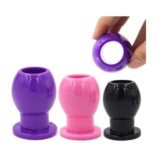 Hollow Enema Anal Plug Vagina Speculum Butt Expansion Anus Dilator Sex Toys for Women Men gay Adult Games Adult Sex Products