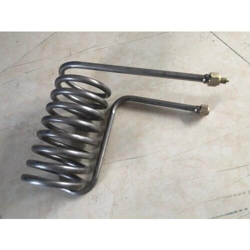 Seamless Titanium Tube Coil Evaporator for 1.5HP Aquarium Chiller Heat Exchanger Fish Tank in Seafood Pond