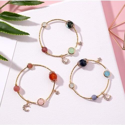 BOEYCJR Universe Planet Stone Beads Bangles & Bracelets Fashion Jewelry galaxy Energy Bracelet For Women or Men