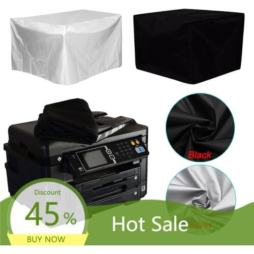 Household Office Printer Dust Cover and Protector Organizer Storage Utility,Antistatic,Water Resistant,Heavy Duty Fabric,Black