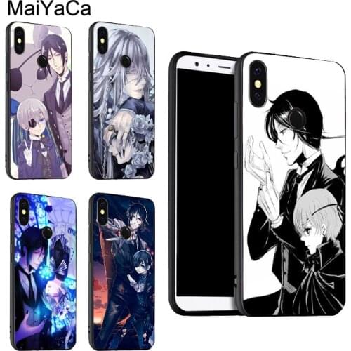 Black Butler Kuroshitsuji For POCO X3 F2 Case For Redmi Note 9 Pro 8 7 8T 9S 9A 9C For Mi Note 10 Lite 9T A3 Coque