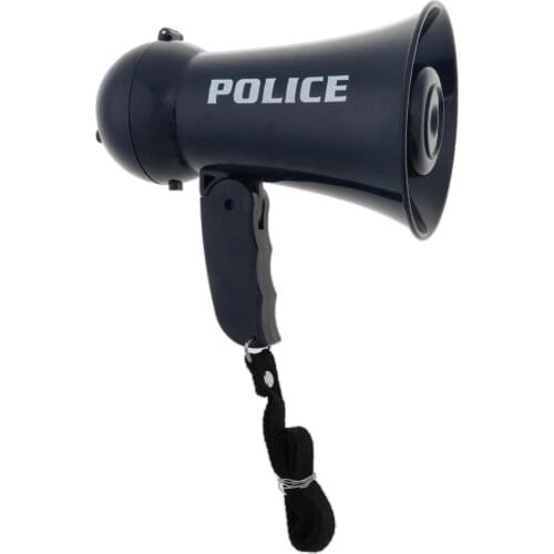 Children Police Officer Megaphone with Sound For Kids Pretend Play Game Toys