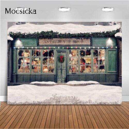 Winter Snow Pine Forest Backdrop for Photography Shining Dots Christmas Portrait Photo Background Props Photocall Snow Scenery