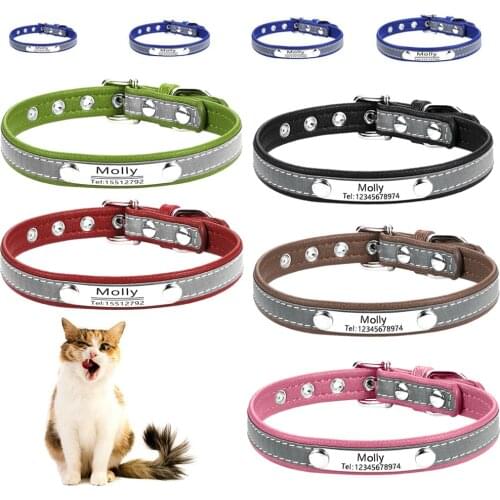 Personalized Dog Collar Name ID Tags Gifts for Dog Lovers Pet Collar Tags for Dog Owner Engraved Pet Tag New Puppy Tag Gifts