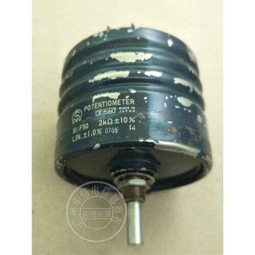 Used SAKAE SOF 50 SOF50 5K 2K Conductive plastic potentiometer Oil immersion 3 feet switch