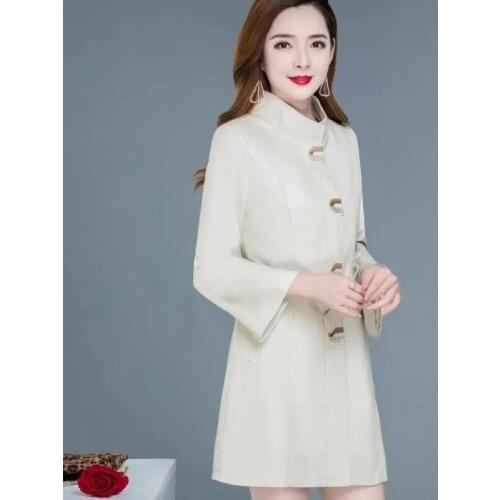 Plus Size Leather Coat Women Jackets New 2021 Leather Jacket Women Long Slim Motorcycle Leather Clothing Female Coats Black