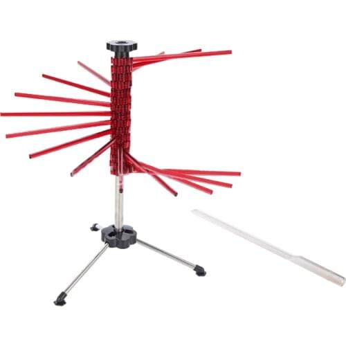 Kitchen Foldable Folding Fan Shelf Fresh Pasta Dryer Multi-Arm with Pasta Drying Support Stainless Steel Household Cooking Appli