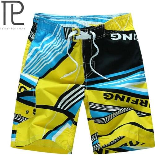 2018 Hot New Summer Board Shorts Mens Quick Dry Surfing Boardshorts With Pocket Plus Size Quick Dry Beach Shorts M-6XL 3 Colors