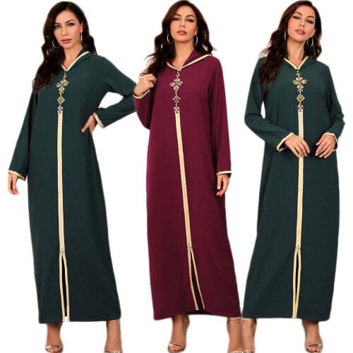 Luxurious Femme Kimono Kaftan Burkha Farasha Jalabiya Robe Dubai Islamic Muslim Dress Abayas Caftan Turkey Clothing Flare Sleeve