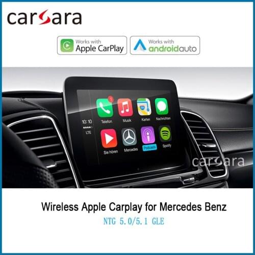 Merce des GLE Class Wireless CarPlay Box AirPlay Mirror Link Comand System Voice control Support reverse camera