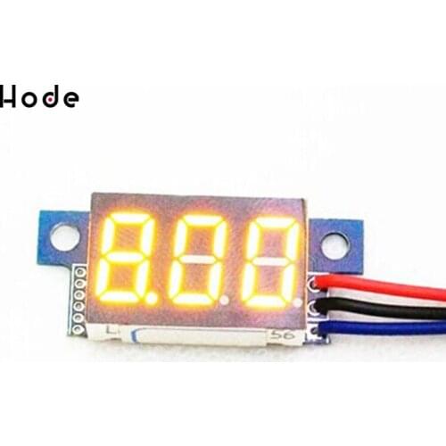 Mini 0.36 inch DC 0-99.9V 3 bits Digital yellow LED Display Panel Voltage Meter Voltmeter tester