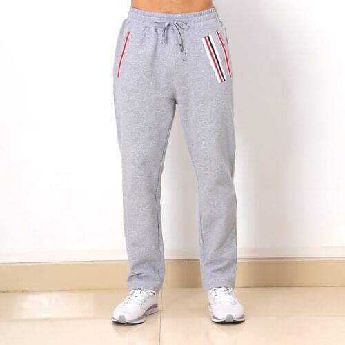 2021 Sports Pants Mens Loose Jogging Sweatpants Casual Tracksuit Pants for All Seasons 100% Pure Cotton Simple and Comfortable