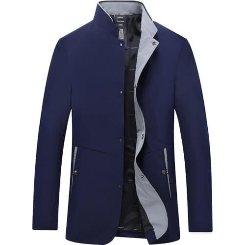 New M-XXXL Spring and autumn mens blazer men casual jacket coats zipper High Quality Brand Youth Jackets Male