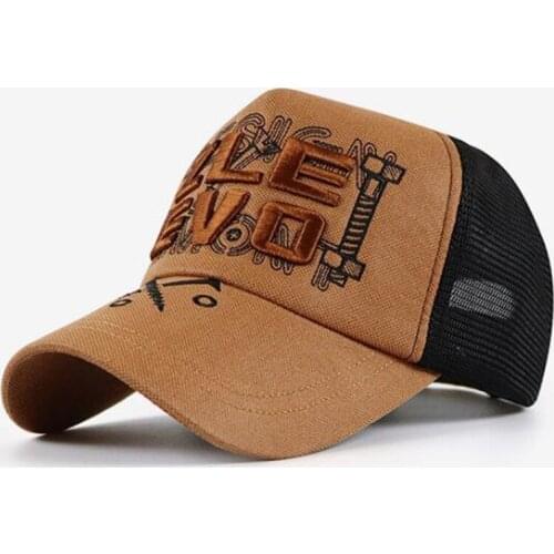 New personality mesh cap summer breathable baseball caps for men women casquette embroidery sports cap snapback hat couple caps