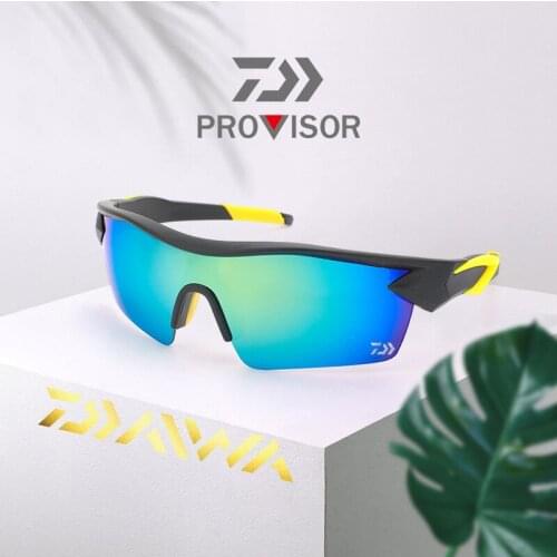 New Mens Sports Cycling Sunglasses Explosion-proof reflective glass Daiwa Outdoor Driving and Fishing UV Protection Sunglasses