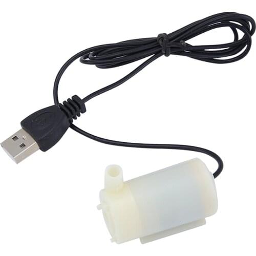 Mini Submersible Water Pump Air Replacement Pump for Fish Tank Aquarium 5V 1A USB Fish Tank Water Pump Horizontal/Vercital Style