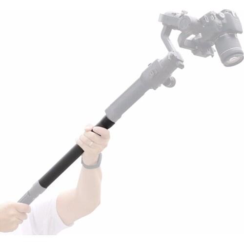 Portable Camera Stabilizer Carbon Fiber Pole Extension Rod Selfie Stick Tripod Mount Adapter Tube for crane 2/Smooth 4 Gimbal