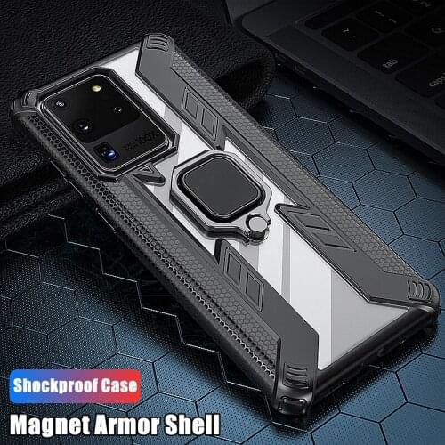 Shockproof Coque For Samsung Galaxy S10 S20 Ultra Note 10 Plus S10E Galaxi A10 A20 A30 A30S A50 Magnet Armor Shell Case Cover