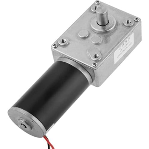 5840-31ZY Geared Motor DC 12V 24V Turbo Worm Reduction Motor for Remote Control Curtains Paper Shredders Copying Machines