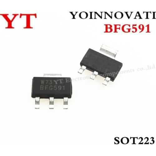 10PCS BFG591 SOT-223 NPN 7 GHz wideband transistor Best quality
