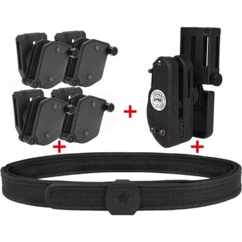 Tactical Skirmish IPSC Belt Perfect match with Holster Speed Magazine Pouch Set Competition Shooting Belt Tactical Mag Holster