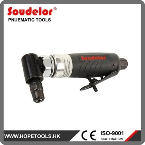 UI-3202 Pneumatic Micro Grinder Heavy Duty 1/4 Inch (6mm) Best Air 90 Degree Angle Die Grinder