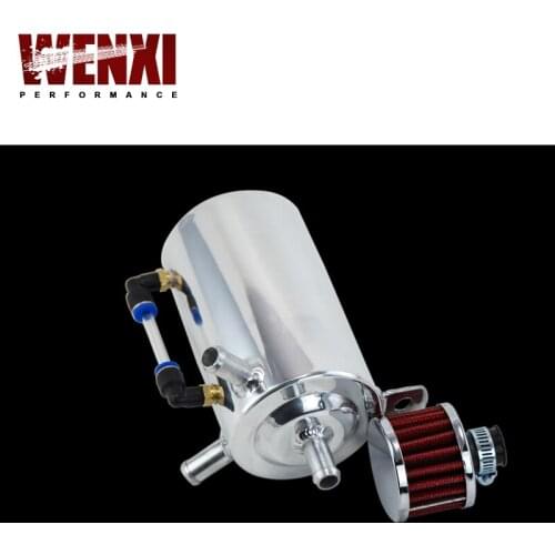 Universal Breather Tank & Oil Catch Can Tank With Breather Filter 0.5L WX-TK10