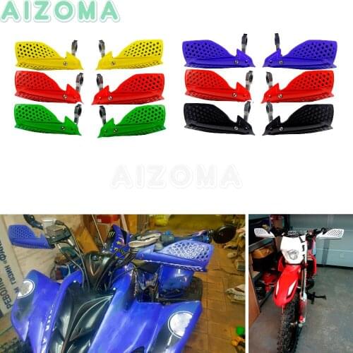 Universal Motorcycle ATV Quad 7/8'' 1-1/8" Hand Guards Handguards Protector For Kawasaki Yamaha Honda Suzuki KLX CBR VTR KEF DR