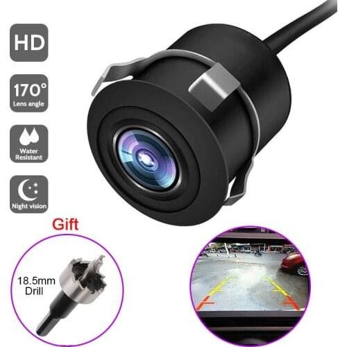 18.5mm Hole Drilling Waterproof Camera Vehicle General Reversing Front View and Rear View Can Be Used for Home Monitoring