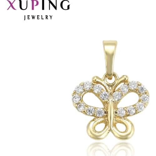 Xuping Fashion Luxury Necklace Pendant Insect Shaped Exquisite Jewelry for Women Popular Design Christmas Gift 33933