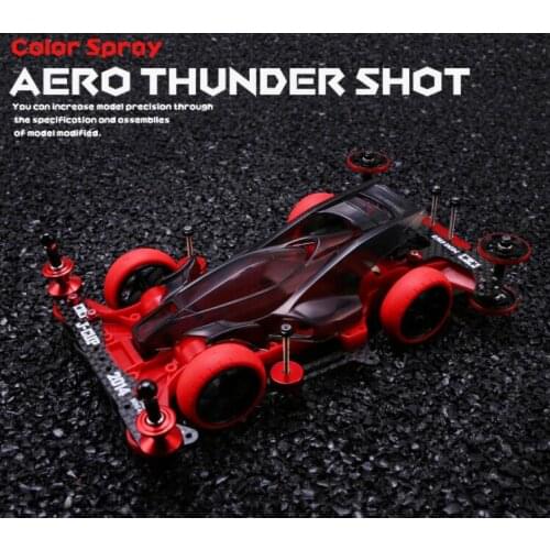 1/32 Scale Tamiya Mini 4WD Racing Car Model 95286 Modify Parts Kit (Not Assembled) AR Chassis AERO Thunder Shot