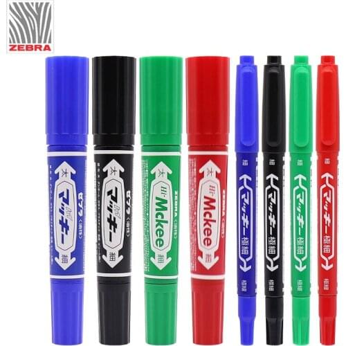 1pcs ZEBRA Double-headed Marker MO-120-MC Double-headed Marker Oily Marker Quick-drying Disc Pen No Fade Marker Pen Single