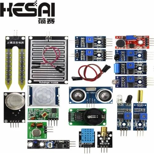 16pcs/lot Raspberry Pi 3&Raspberry Pi 2 Model B The Sensor Module Package 16 Kinds of Sensor