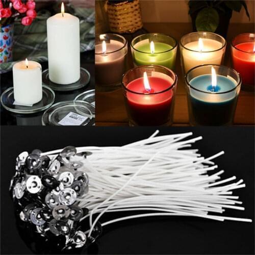 200 PCS Votive Wicks Paper Core 3-inch Candle Making Pretabbed and Waxed