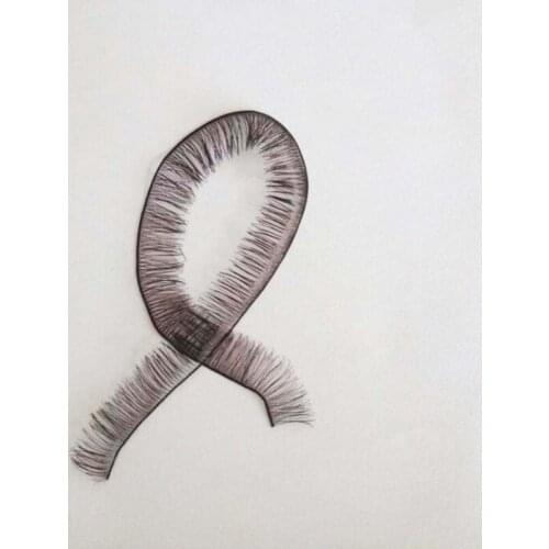 5PCS/LOT Retail Dolls Accessories DIY 1*20CM Reborn Doll Eyelashes Black/Brown Color SD BJD Eyelashes