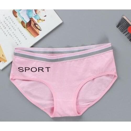 5Pcs Girls Panties Cotton Underpants Teenage Kids Panties Children Short Briefs BX0D