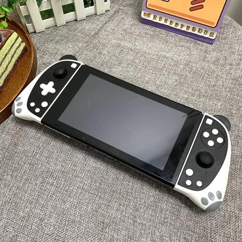 Panda Wireless Controller Left Right Bluetooth-Compatible Gamepad For Nintend Switch NS Joy Game Con Handle Grip Vibration
