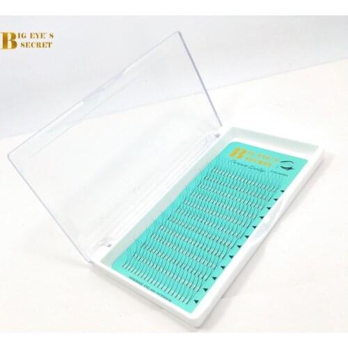 Big Eyes Secret 2D Long stem premade Volume Lash Fans 2d Volume Fans Extension Professional Cils Volume Eyelashes free shipping